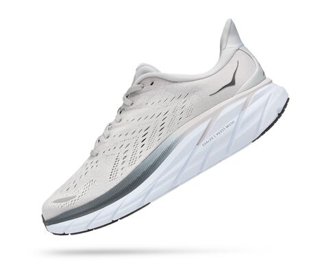 HOKA Clifton 8 Men\'s Running Shoes Lunar Rock/Nimbus Cloud Size 11.5 D Hoka One One Clifton 8 Lunar Rock / Nimbus Cloud Running  main image 4