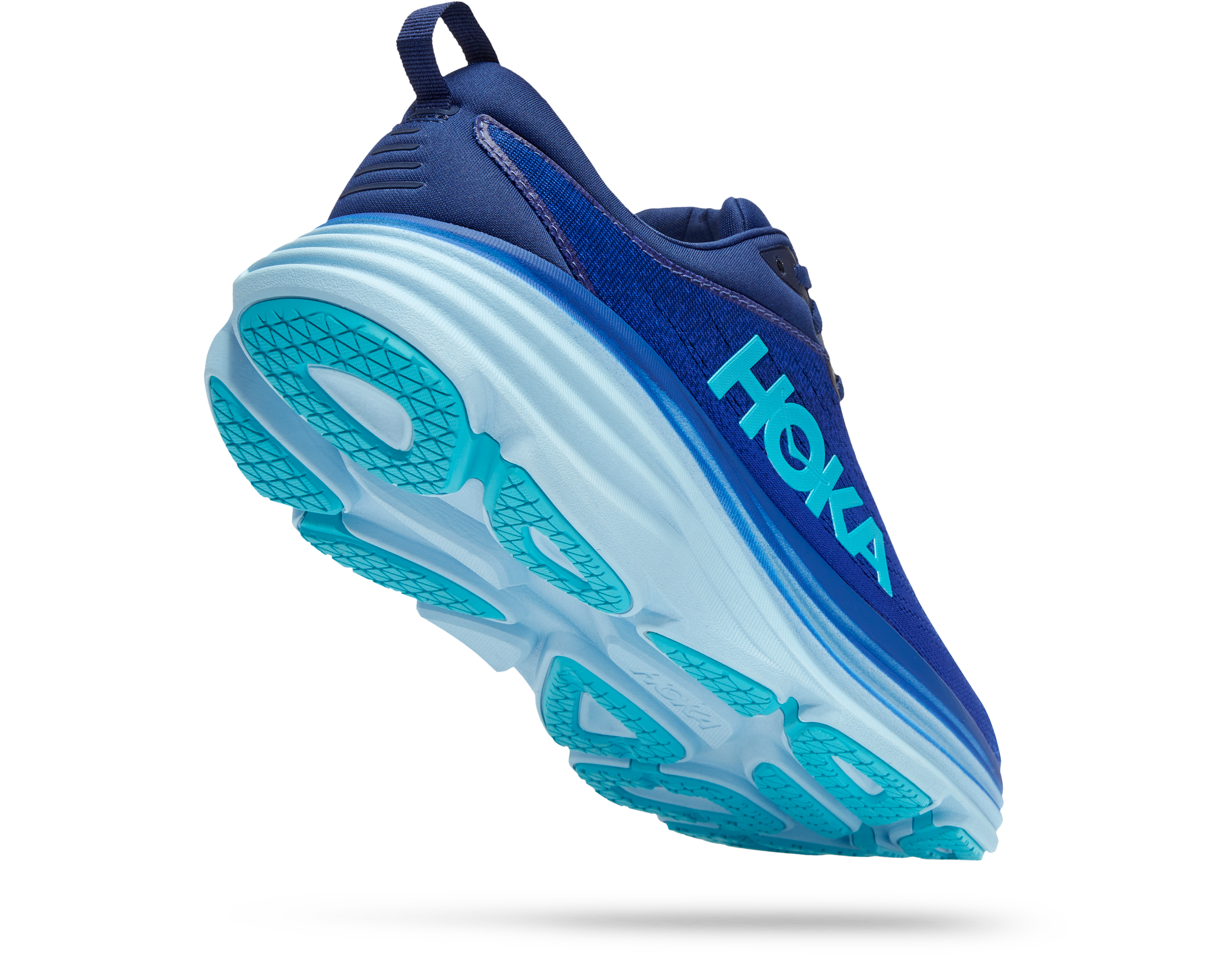 Hoka Bondi 8 Mens 12.5 D Road Running Shoes Bellwether Blue Bluing 1123202 HOKA Men Bondi 8 Running Shoe Bellwether | Mercari main image 4
