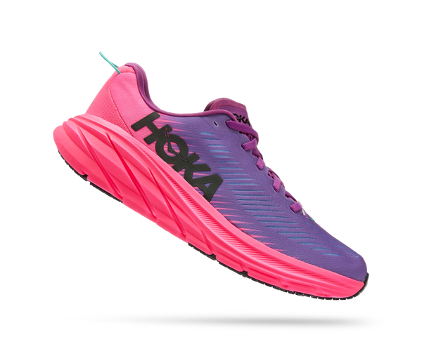 HOKA WOMEN'S RINCON 3 BEAUTYBERRY/KNOCKOUT PINK