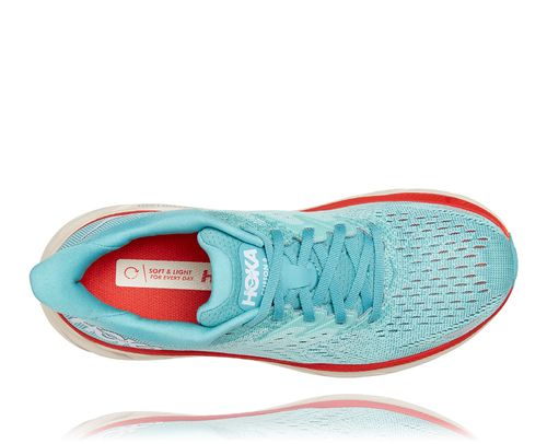 Hot Hoka Clifton 8 water sky blue