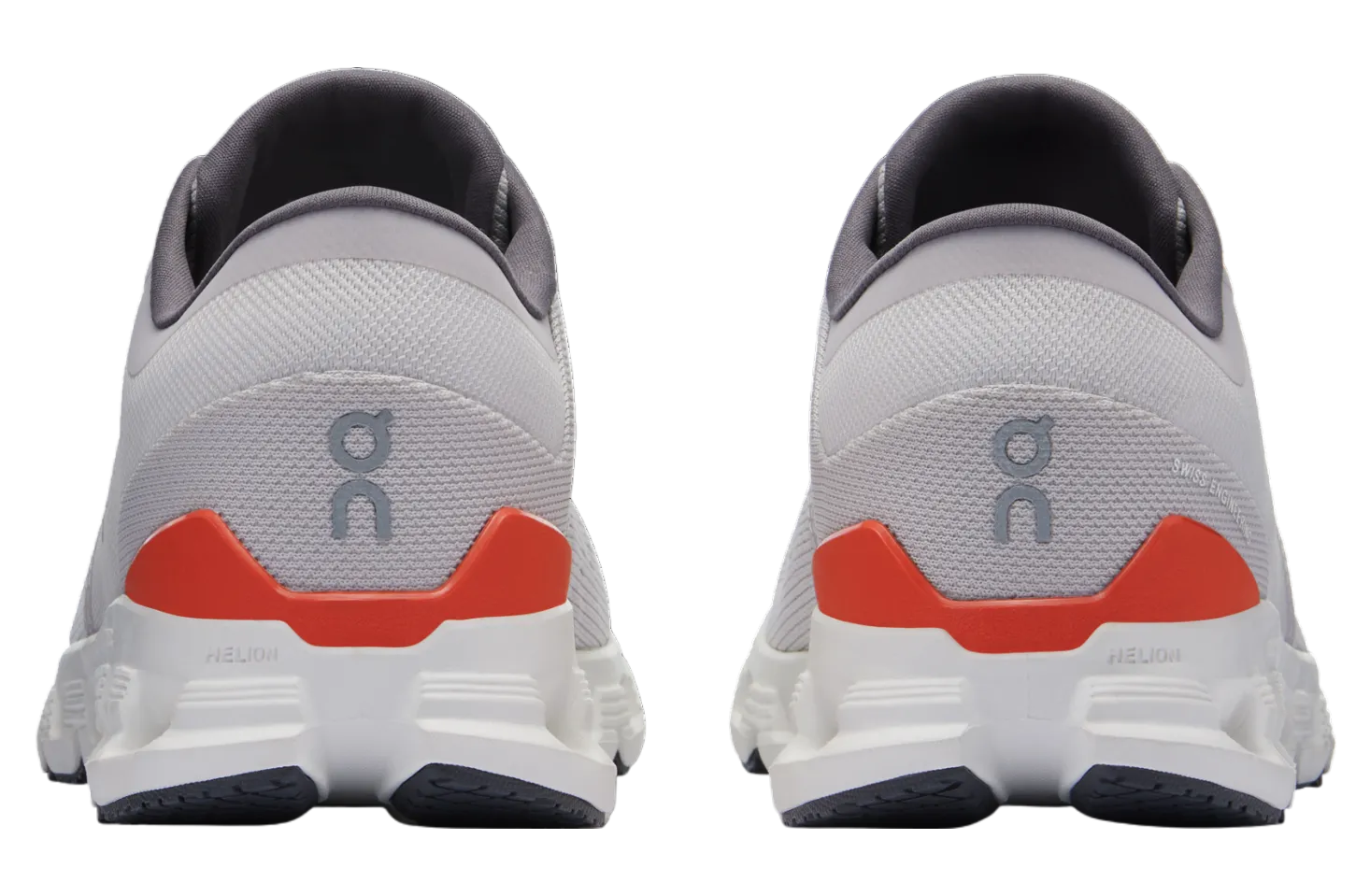 ON WOMEN'S CLOUD X 4 SILVER/FLAME
